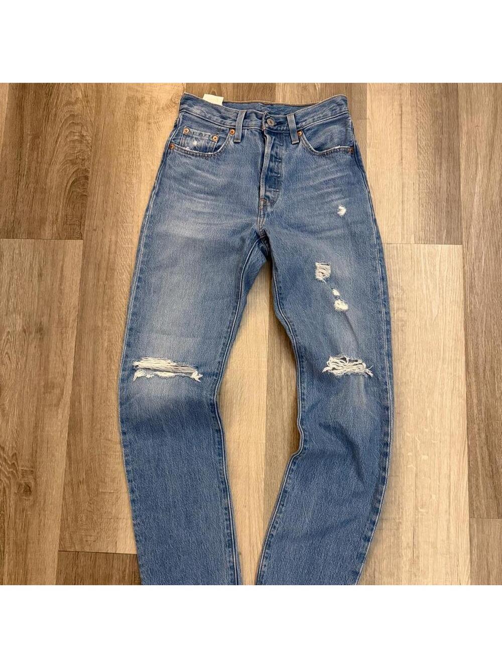 Women’s Levi's 501 blue denim jeans size 24  #classic